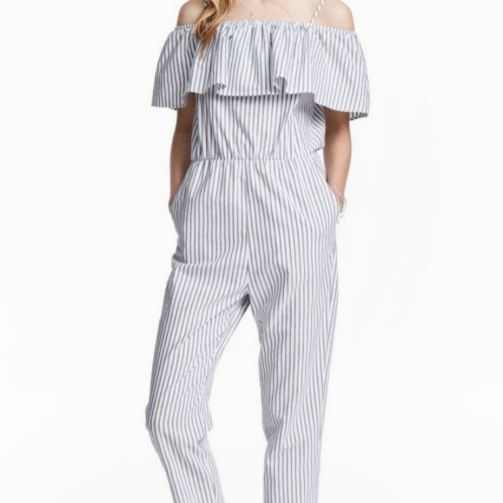 H & M OFF the shoulder jumpsuits